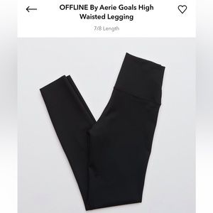 Offline by AERIE Goals High waisted leggings 7/8 length